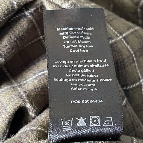 rag & bone Brown Plaid Casual Button Down Shirt - Picture 14 of 14